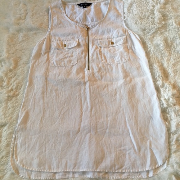 Ellen Tracy sleeveless linen tunic - Picture 2 of 7